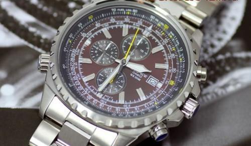 casio men's edifice elite aviator chronograph watch